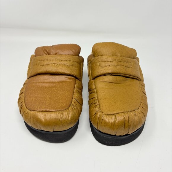 ASH Gong Faux Fur Puff Lined Loafer Mule Shoe Slippers Size 7 | 37 - Picture 3 of 9